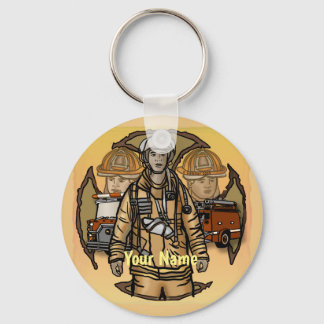 So Ready Firefighter keychains