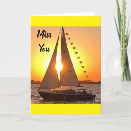SO SAD AND BLUE WITHOUT YOU MISS YOU  HOLI HOLIDAY CARD