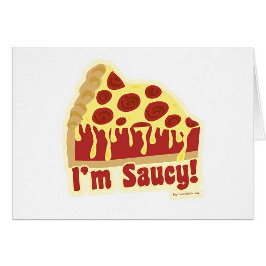 So Saucy Deep Pizza Cards (Front Horizontal)