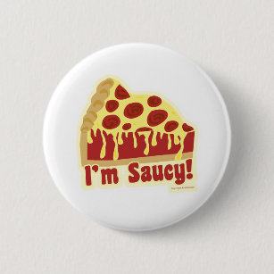 Save Pizza for BIGFOOT w/Slice - Button