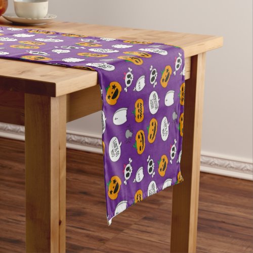 So Scary Happy Halloween Short Table Runner