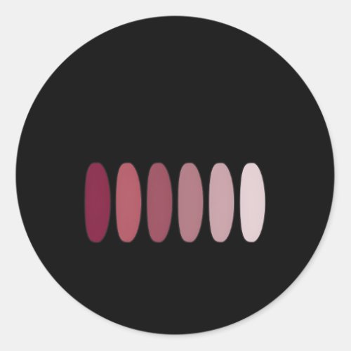 So Shady Makeup Beautician Make Up Classic Round Sticker