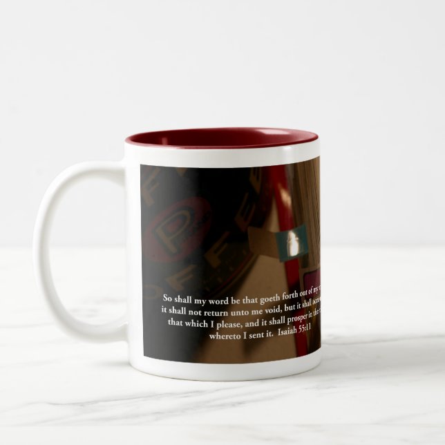 So shall my word be Two-Tone coffee mug (Left)