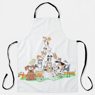 So So Long Dachshund and the Top Dog Beagle Apron