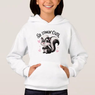 So Stinkin Cute Skunk Art Hoodie