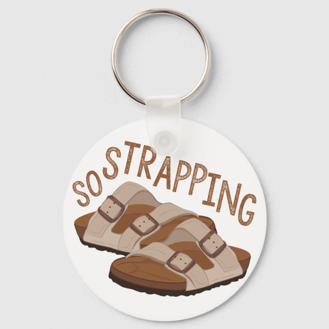 So Strapping Keychain (Front)