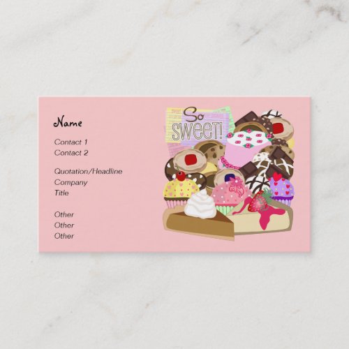 So Sweet! Business Card
