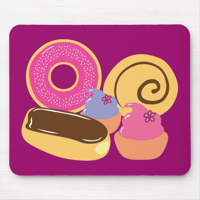 So Sweet Desserts Mouse Pad (Front)