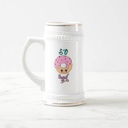So Sweet doughnuts 2 June Jelly National Donut Day Beer Stein