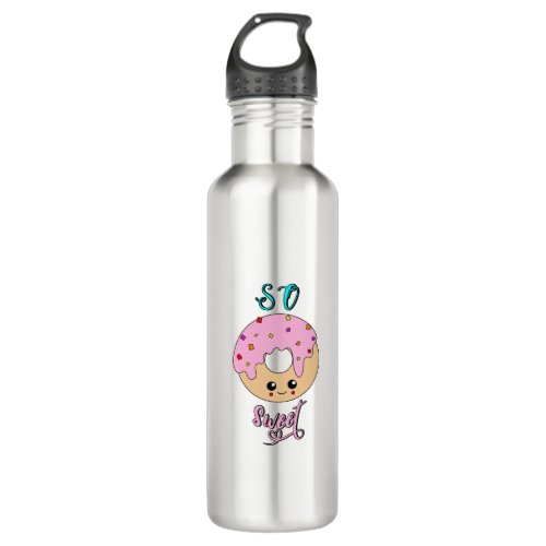 So Sweet doughnuts 2 June Jelly National Donut Day Stainless Steel Water Bottle