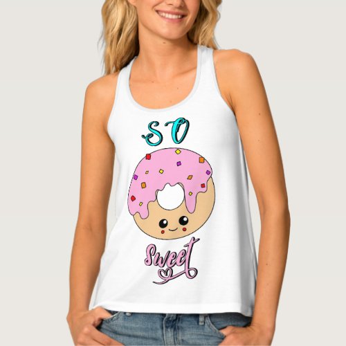 So Sweet doughnuts 2 June Jelly National Donut Day Tank Top