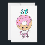 So Sweet doughnuts 2 June Jelly National Donut Day Thank You Card<br><div class="desc">So Sweet Doughnuts 2 June Jelly National Donut Day. Best gifts National Donut Day t-shirts, National Doughnut Day Stickers, National Jelly-Filled Doughnut Day Hoodies, National Cream-Filled Donut Day Mugs, National Baker Day Skirts, June tees, World Baking Day Coaster, International Cake Day Mat, National Dessert Day Bottle, Eat an Extra Dessert...</div>