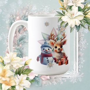 So sweet this little reindeer coffee mug
