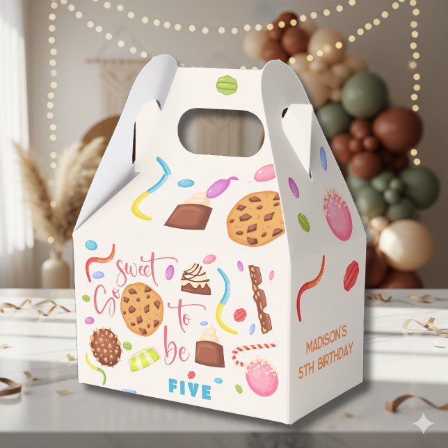 So sweet to be... candy kids birthday favor boxes (Creator Uploaded)