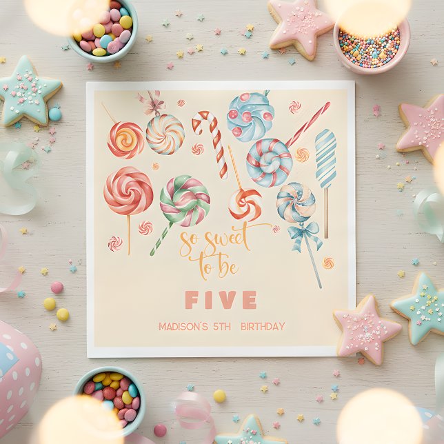 So sweet to be kids birthday napkins (Creator Uploaded)
