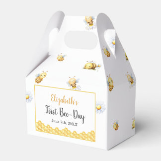  So Sweet To Bee Birthday Favor Boxes