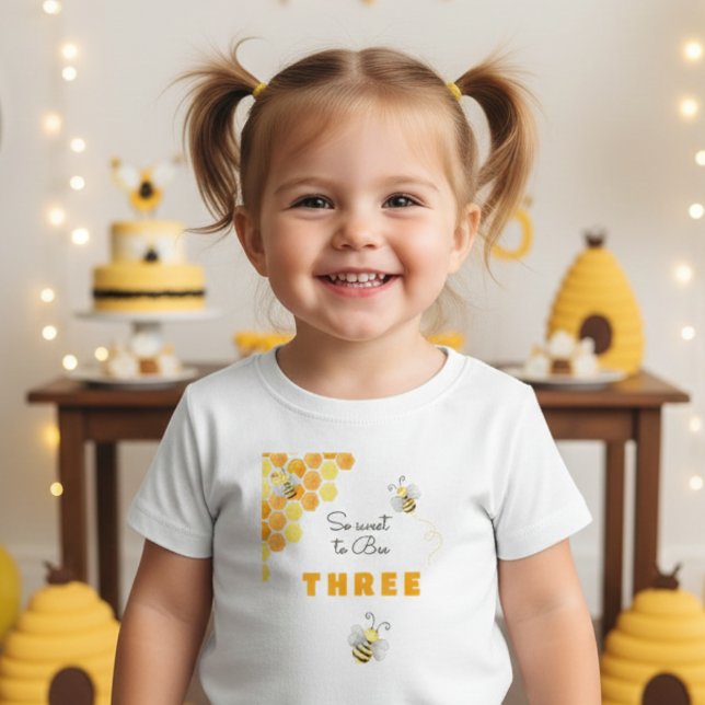 So sweet to bee kids sweet birthday  toddler t-shirt (Creator Uploaded)