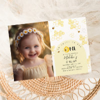 So sweet to Bee One 1st Bee day birthday photo