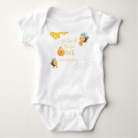 So Sweet To Bee One Bee Birthday Baby Bodysuit