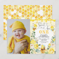 So Sweet to Bee One Honeycomb Birthday Photo