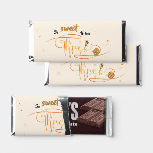 So Sweet To Bee Three Cute Honey Bee 3rd Birthday Hershey Bar Favors