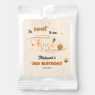 So Sweet To Bee Three Cute Honey Bee 3rd Birthday Lemonade Drink Mix