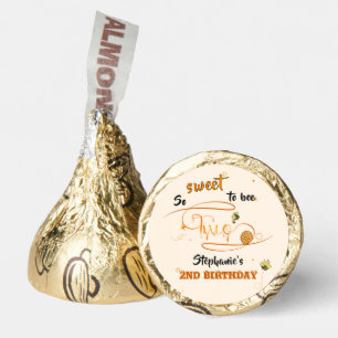 So Sweet To Bee Two Cute Honey Bee 2nd Birthday Hershey®'s Kisses®