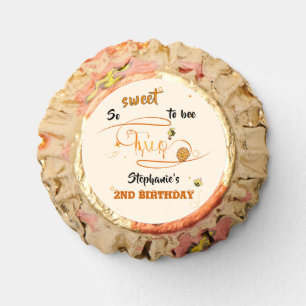 So Sweet To Bee Two Cute Honey Bee 2nd Birthday Reese's Peanut Butter Cups