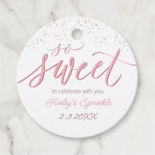 So Sweet to Celebrate Favor Tags