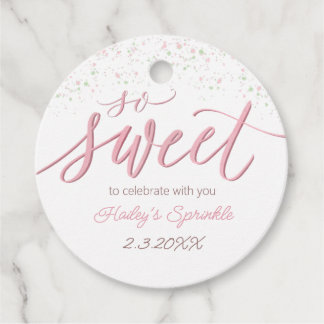 So Sweet to Celebrate Favor Tags