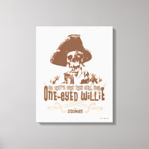"So That's Why They Call You One-Eyed Willie" Canvas Print