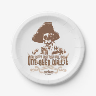 "So That's Why They Call You One-Eyed Willie" Paper Plates