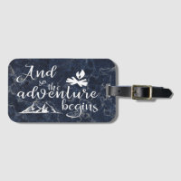 So the Adventure Begins Elegant Travel Quote