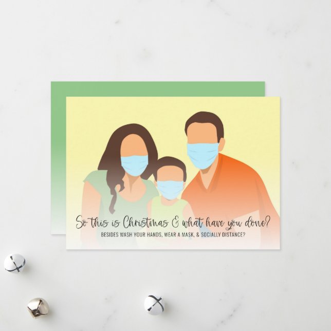 So this is Christmas what have you done photo Holiday Card (Front/Back In Situ)