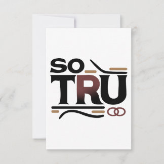 So Tru Response Card