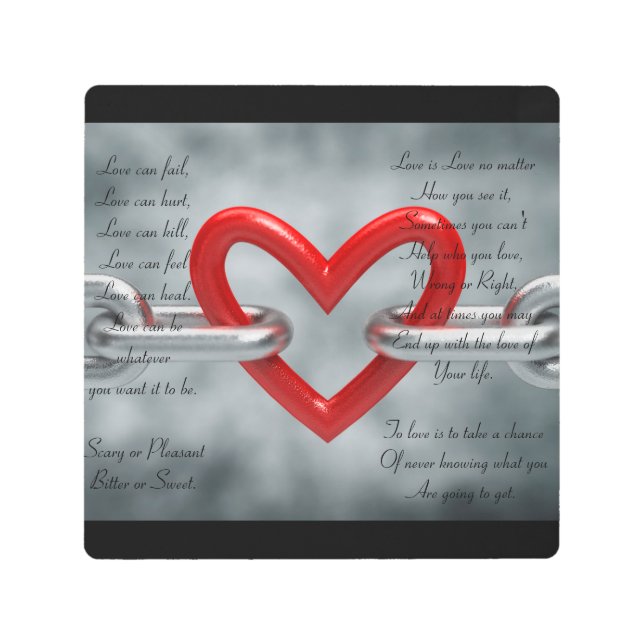 so true these words metal print (Front)