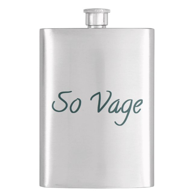 so vague flask (Front)
