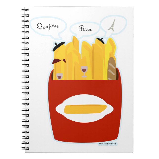 So Very French Fries Notebook (Front)