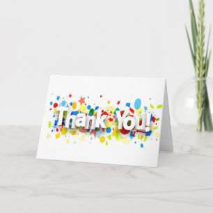 SO VERY GRATEFUL FOR "YOU" LETTERPRESS THANK YOU CARD