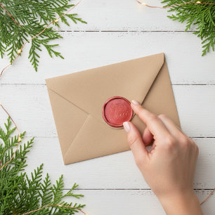 So Very Merry Festive Holiday Wax Seal Sticker