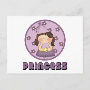 So Very Sweet Princess Purple Postcard