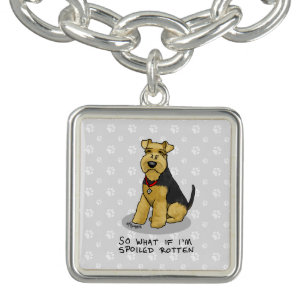 So What if I'm Spoiled Rotten Dog Welsh Terrier Bracelet