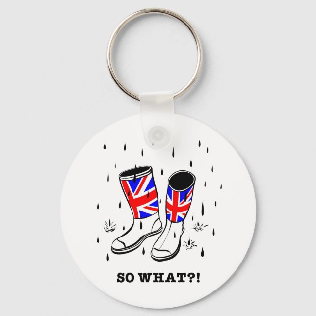 So what?! keychain (Front)