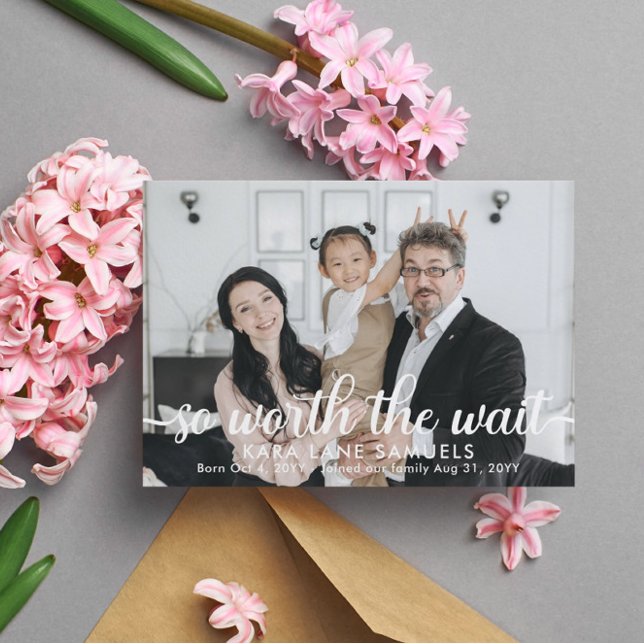 So Worth the Wait Photo Adoption Announcement (Creator Uploaded)