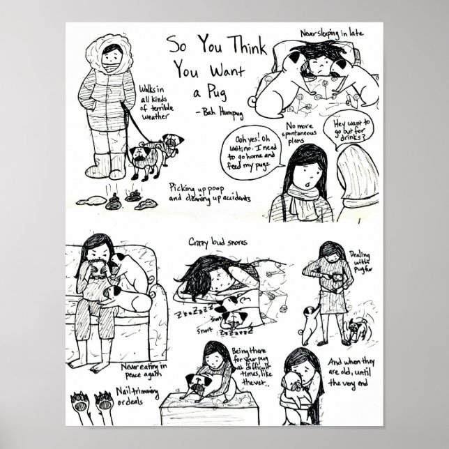 So You Think You Want A Pug? Poster (Front)