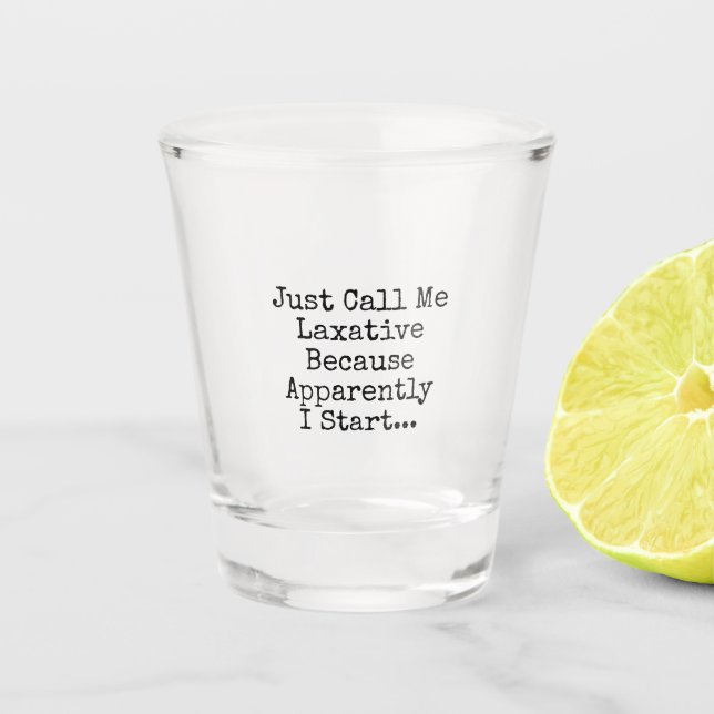 So You're a Gemini Shot Glass (Front)