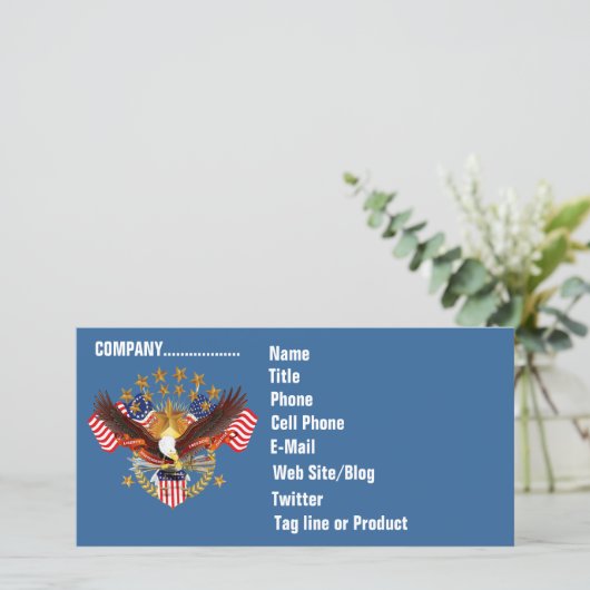 SOA 2 Business Photo Card Horiz. Please See Note (Standing Front)