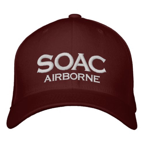 SOAC 1 EMBROIDERED BASEBALL CAP