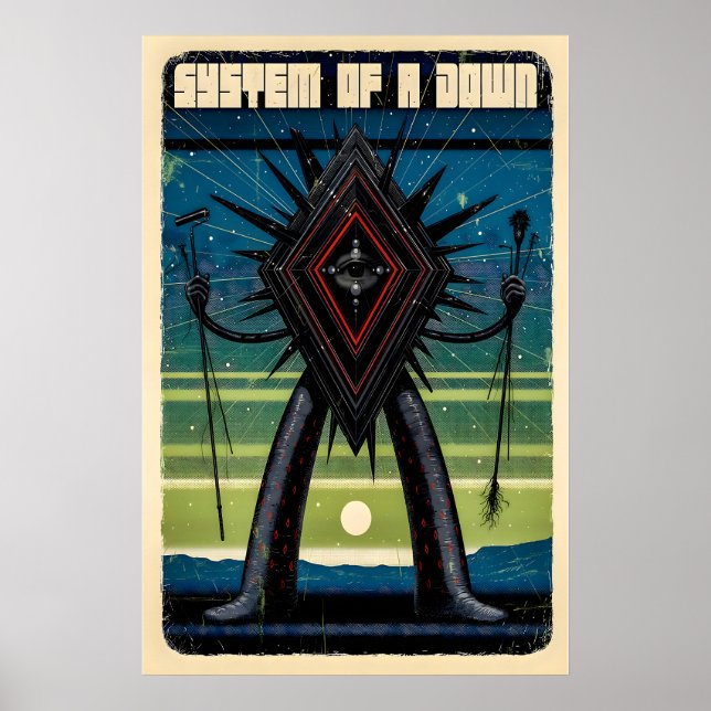 SOAD Poster Matte  Art Print. System Of A Down (Front)