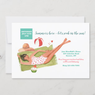 Soak In The Sun Invitation